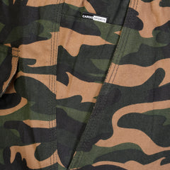 Men's Slim-Fit Camouflage Cotton Cargo Pants – Military Brown