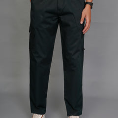 Men’s Solid Slim-Fit Cargo Pants