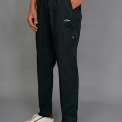 Men’s Solid Slim-Fit Cargo Pants
