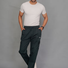 Men’s Solid Slim-Fit Cargo Pants