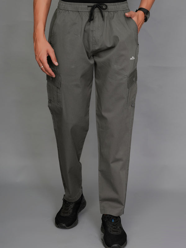 Men’s Solid Slim-Fit Cargo Pants