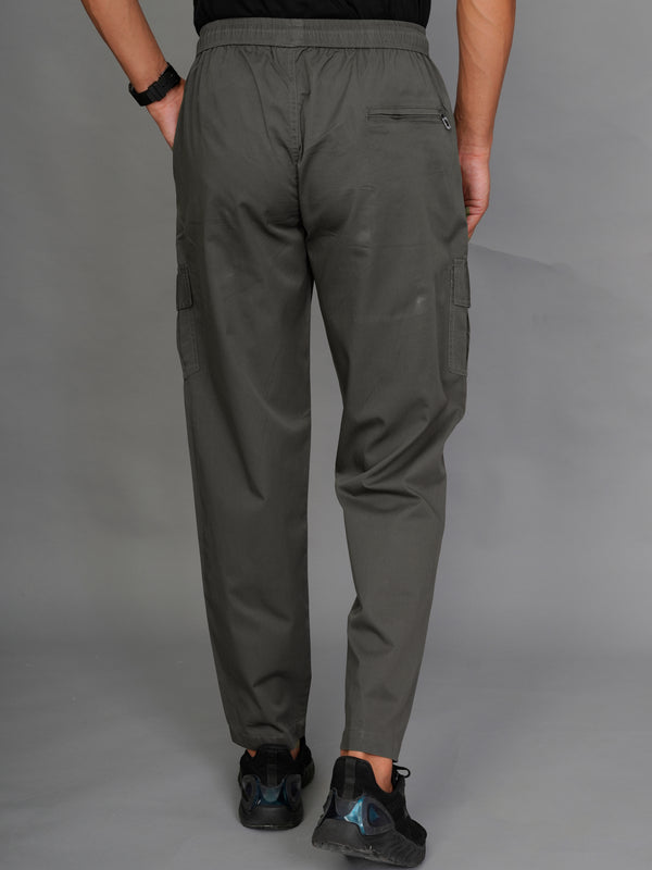 Men’s Solid Slim-Fit Cargo Pants