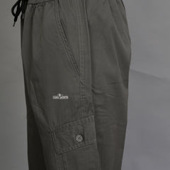 Men’s Solid Slim-Fit Cargo Pants