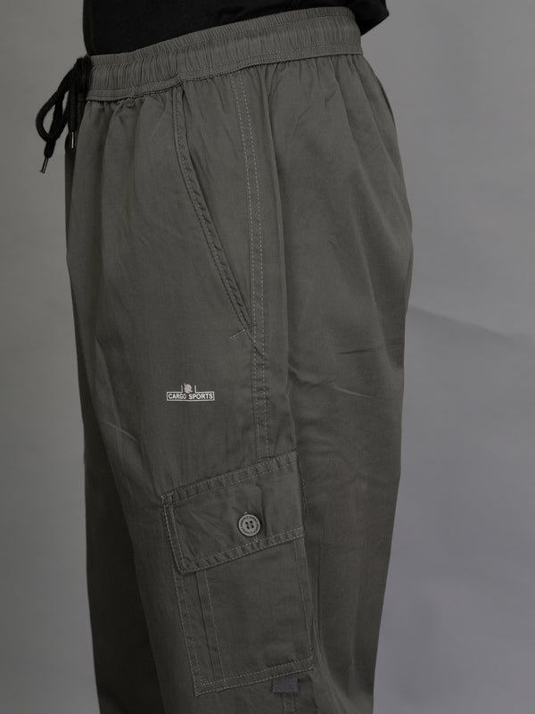 Men’s Solid Slim-Fit Cargo Pants