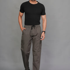 Men’s Solid Slim-Fit Cargo Pants
