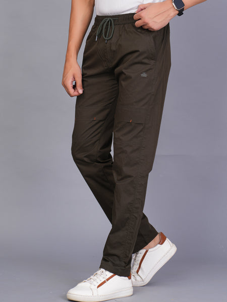 Men’s Premium Track Pants  – Dark Brown