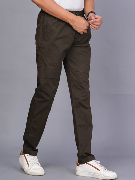 Men’s Premium Track Pants  – Dark Brown