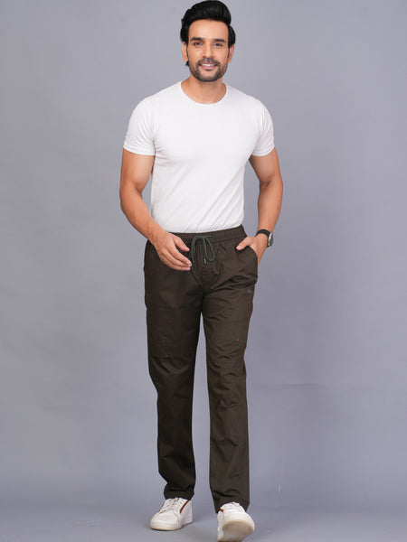 Men’s Premium Track Pants  – Dark Brown