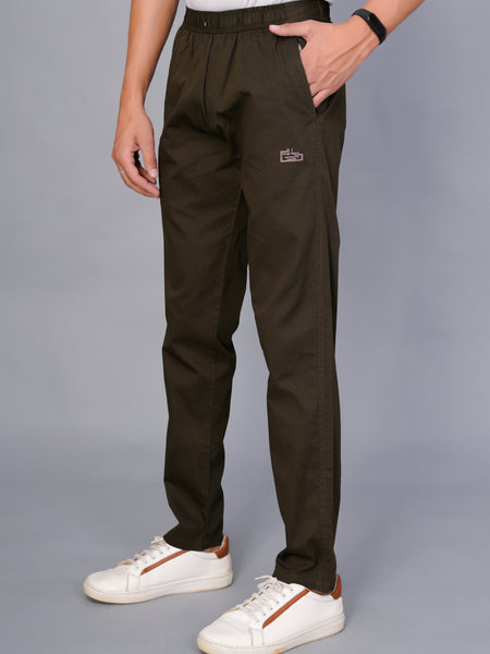 Men’s Premium Track Pants Comfort-Fit Athletic Trousers – DARK GREEN