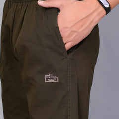 Men’s Premium Track Pants Comfort-Fit Athletic Trousers – DARK GREEN