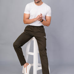 Men’s Premium Track Pants Comfort-Fit Athletic Trousers – DARK GREEN