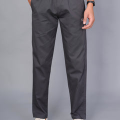 Men’s Premium Track Pants Comfort-Fit Athletic Trousers – DARK GRAY