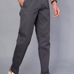 Men’s Premium Track Pants Comfort-Fit Athletic Trousers – DARK GRAY