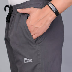 Men’s Premium Track Pants Comfort-Fit Athletic Trousers – DARK GRAY