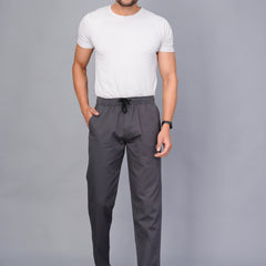 Men’s Premium Track Pants Comfort-Fit Athletic Trousers – DARK GRAY