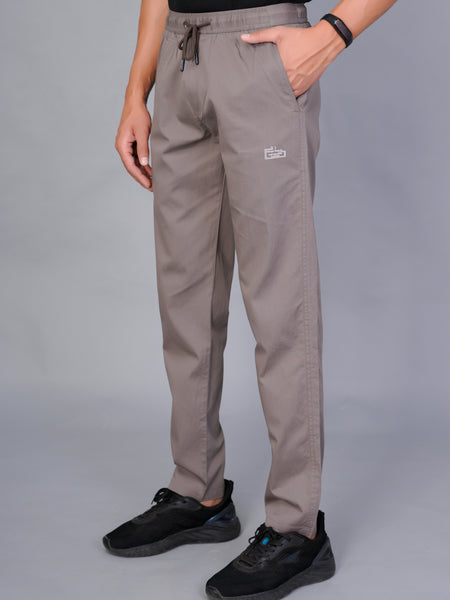 Men’s Premium Track Pants Comfort-Fit Athletic Trousers – Gray