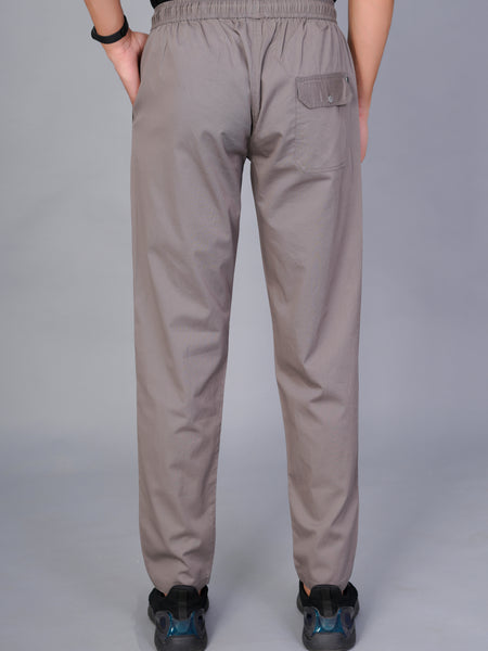 Men’s Premium Track Pants Comfort-Fit Athletic Trousers – Gray