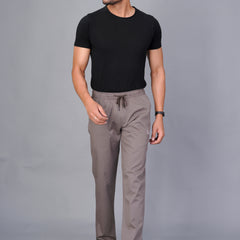 Men’s Premium Track Pants Comfort-Fit Athletic Trousers – Gray