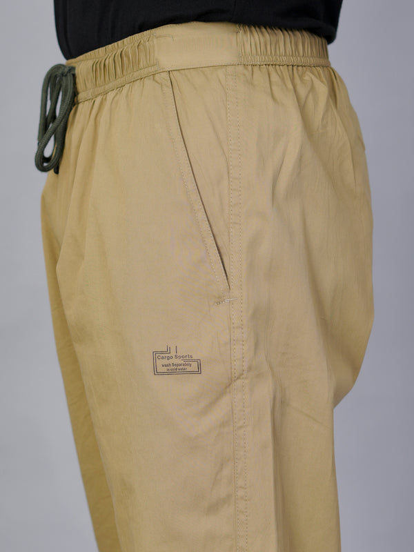 Men’s Premium Track Pants Comfort-Fit Athletic Trousers – Khaki