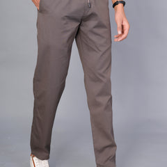 Men’s Premium Track Pants Comfort-Fit Athletic Trousers – Light Brown