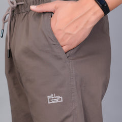 Men’s Premium Track Pants Comfort-Fit Athletic Trousers – Light Brown