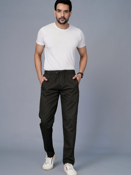 Men's Track Pants – Slim Fit Stretchy Utility Lower for Sports & Casual Wear