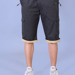 Men’s Premium Twill Cargo Capri Shorts - Dark Gray