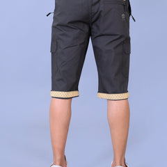 Men’s Premium Twill Cargo Capri Shorts - Dark Gray