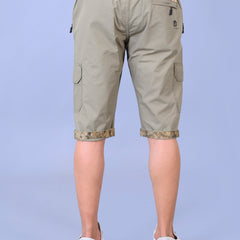 Men’s Premium Twill Cargo Capri Shorts  - Light Green