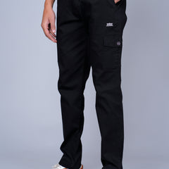 Men’s Black Cargo Jogger Pants