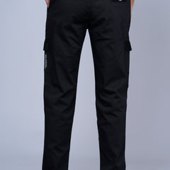Men’s Black Cargo Jogger Pants