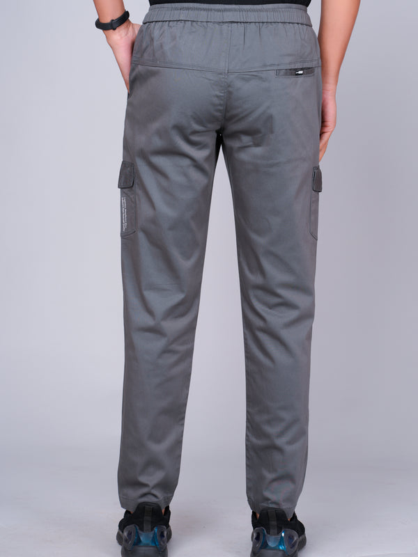 Men’s Dark Gray Cargo Jogger Pants