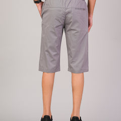 Men’s Premium Solid Twill Capri Pants  – Light Gray