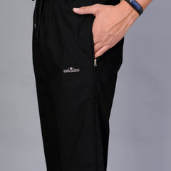 Men’s Premium  Solid Capri Pants  – Black