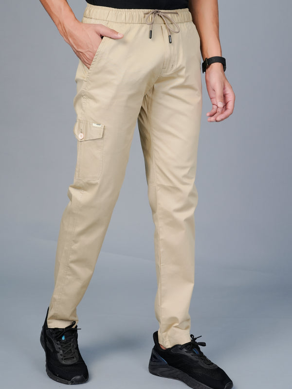 Men’s Premium Twill Cargo Track Pants