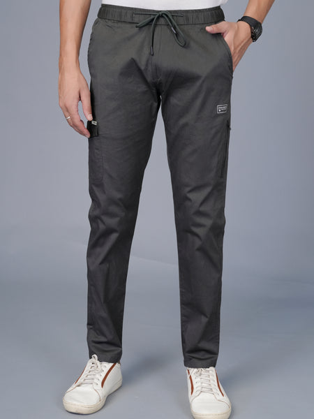 Men’s Premium Twill Cargo Track Pants