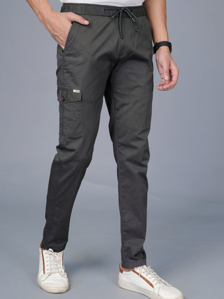 Men’s Premium Twill Cargo Track Pants