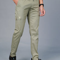 Men’s Premium Twill Cargo Track Pants