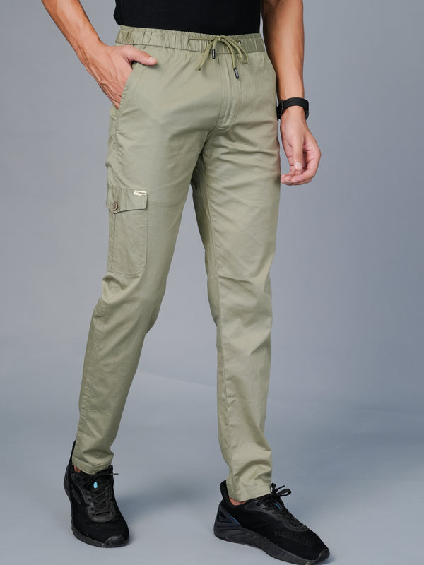 Men’s Premium Twill Cargo Track Pants