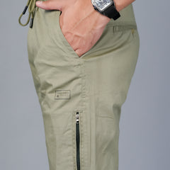 Men’s Premium Twill Cargo Track Pants