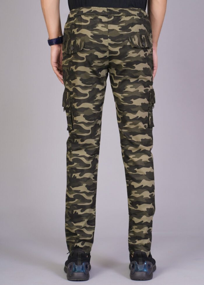 Cargo Sports Men Military Print Cotton Green Cargo Pant - Image 6