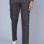 Cargo Sports Men Solid Cotton Dark Green Cargo Pant