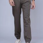 Cargo Sports Men Solid Cotton Brown Jogger Styli Track Pant