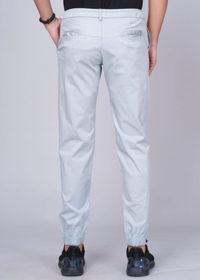 Cargo Sports Men Solid Cotton Light Blue Jogger Styli Track Pant - Image 5